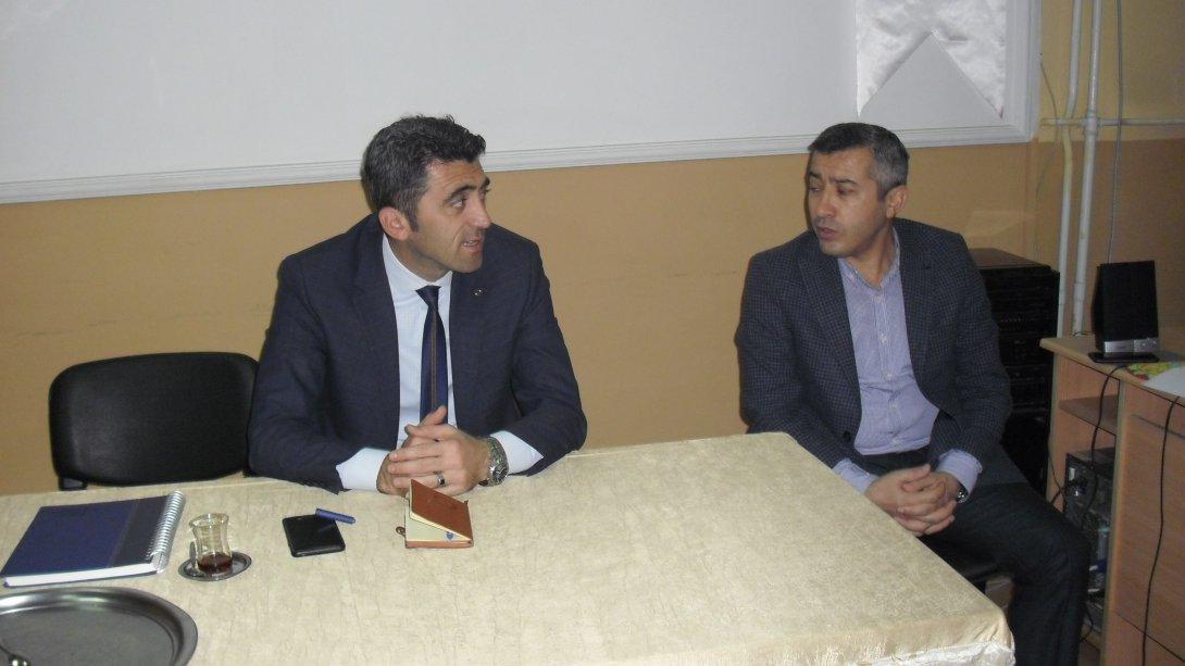 İlçe Milli Eğitim Müdürü Selim AYDIN, Beden Eğitimi öğretmenleri ile bir araya geldi.