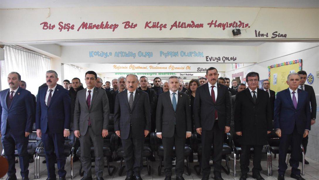 Ertürk Yöndem Yatılı Bölge Ortaokulu Prefabrik Okul Binası Açılışı Yapıldı