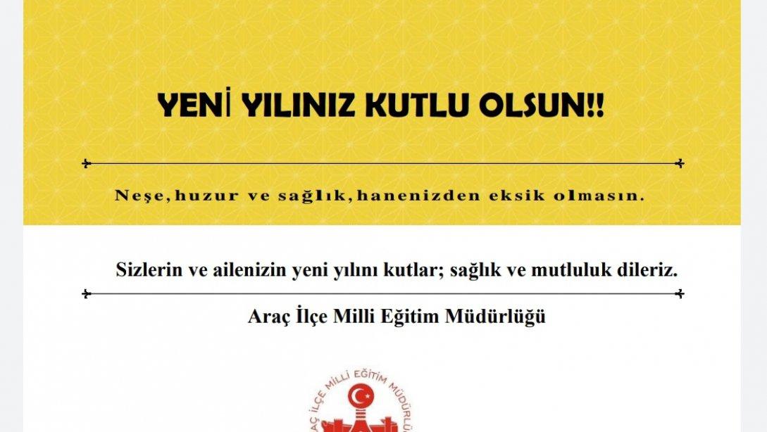 İlçe Milli Eğitim Müdürü Selim AYDIN'ın Yeni Yıl Mesajı