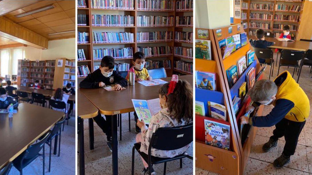 Birlikte Okuyoruz Projesi Kapsamında Kütüphane Ziyaretleri Devam Ediyor
