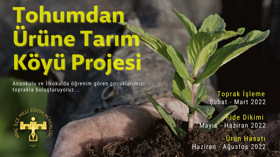 Tohumdan Ürüne Tarım Köyü Projesi