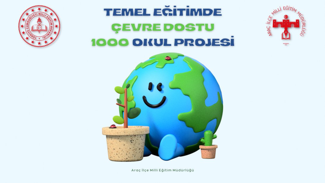 Ahmet Yesevi İlkokulumuzdan Çevre Dostu 1000 Okul Projesine Yakışır Örnekler