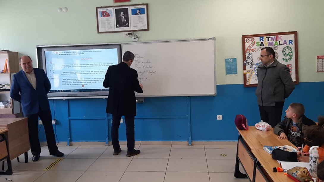 İlçe Milli Eğitim Müdürümüz Selim AYDIN'ın Okul Ziyaretleri devam ediyor.